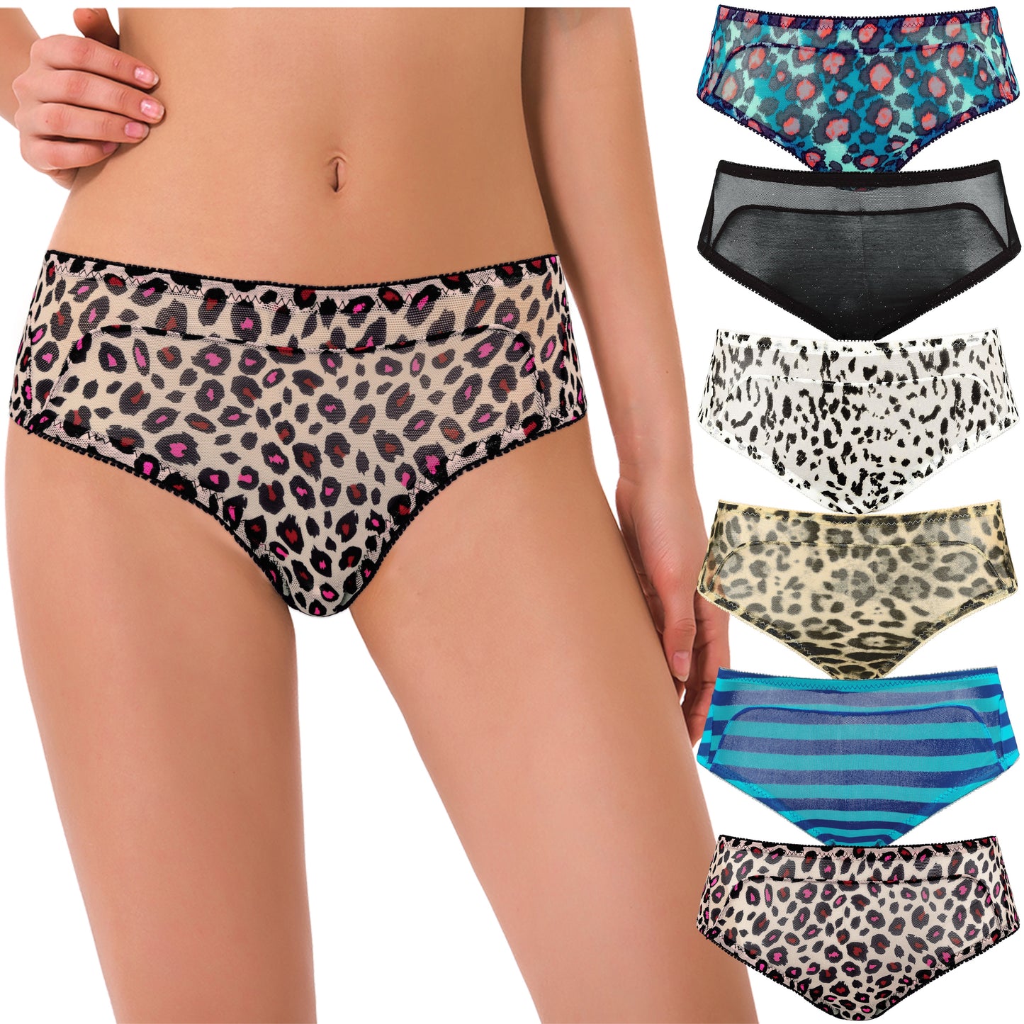 Women's Underwear Random Packs Brief Bikini Boyshort Panties