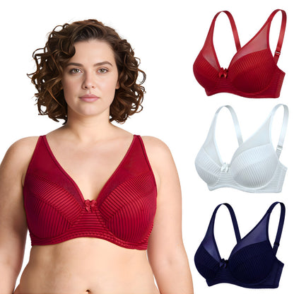 Women's Plus Size Minimizer Unlined Underwire Full Coverage Bra