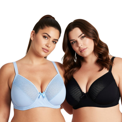 Women's Plus Size Unlined Minimizer Underwire Full Figure Bra