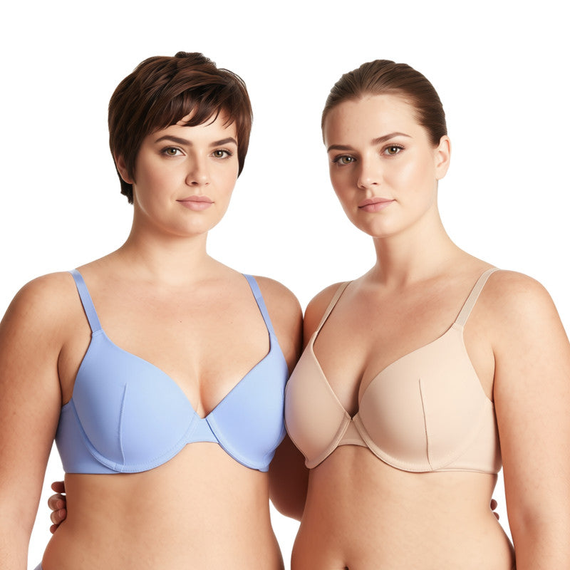 Women's Plus Size Padded Underwire Full Coverage Bra