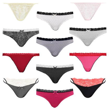 Women's Underwear Random Packs Brief Bikini Boyshort Panties