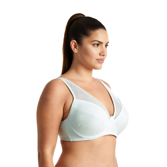 Women's Plus Size Minimizer Unlined Underwire Full Coverage Bra