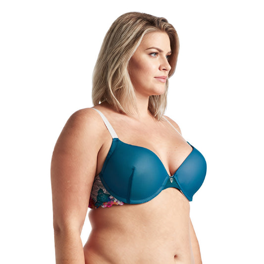 Women's Plus Size Perfect Shape Add 1 Cup Push Up Underwire Bras