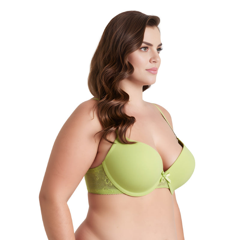 Women's Plus Size Perfect Shape Add 1 Cup Push Up Underwire Tshirt Bra