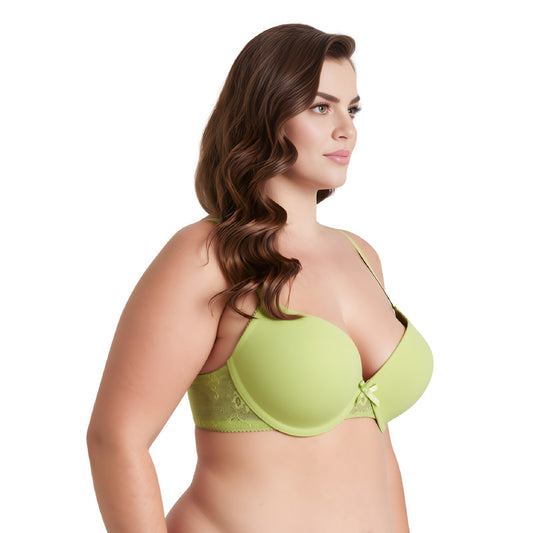 Women's Plus Size Perfect Shape Add 1 Cup Push Up Underwire Tshirt Bra