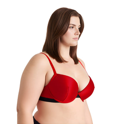 Women's Plus Size Add 1 and a half Cup Push Up Underwire Lace Bras