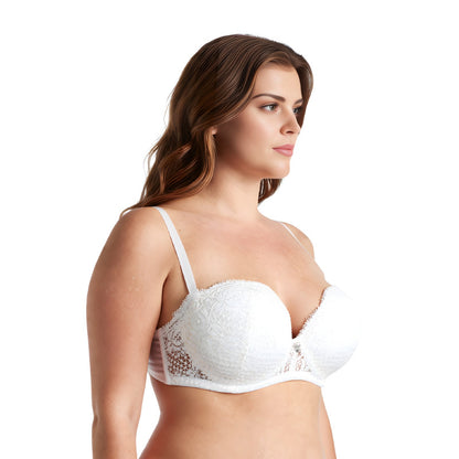 Women's Plus Size Add 1+ Cup Push Up Perfect Shape Underwire Lace Bra