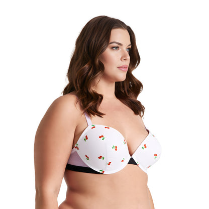 Women's Plus Size Add 1 and a half Cup Push Up Underwire Lace Bras