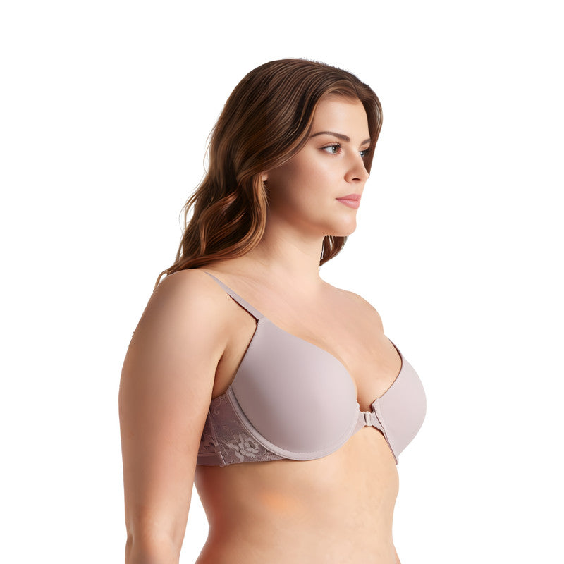 Women's Plus Size Full Coverage Underwire Front Close Bras