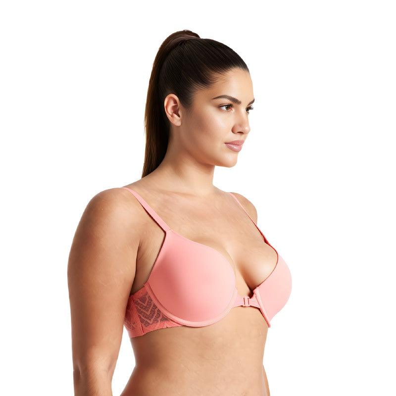 Women's Plus Size Full Coverage Underwire Front Close Bras