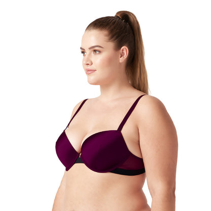 Women's Plus Size Add 1 and a half Cup Push Up Underwire Lace Bras