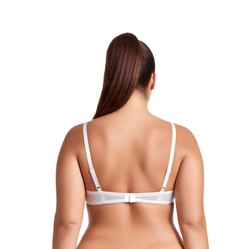 Womens Plus Size Perfect Shape Add 1 Cup Push Up Underwire Tshirt Bra