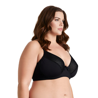 Women's Plus Size Unlined Minimizer Underwire Full Figure Bra