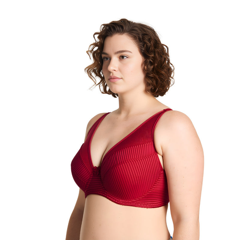 Women's Plus Size Minimizer Unlined Underwire Full Coverage Bra