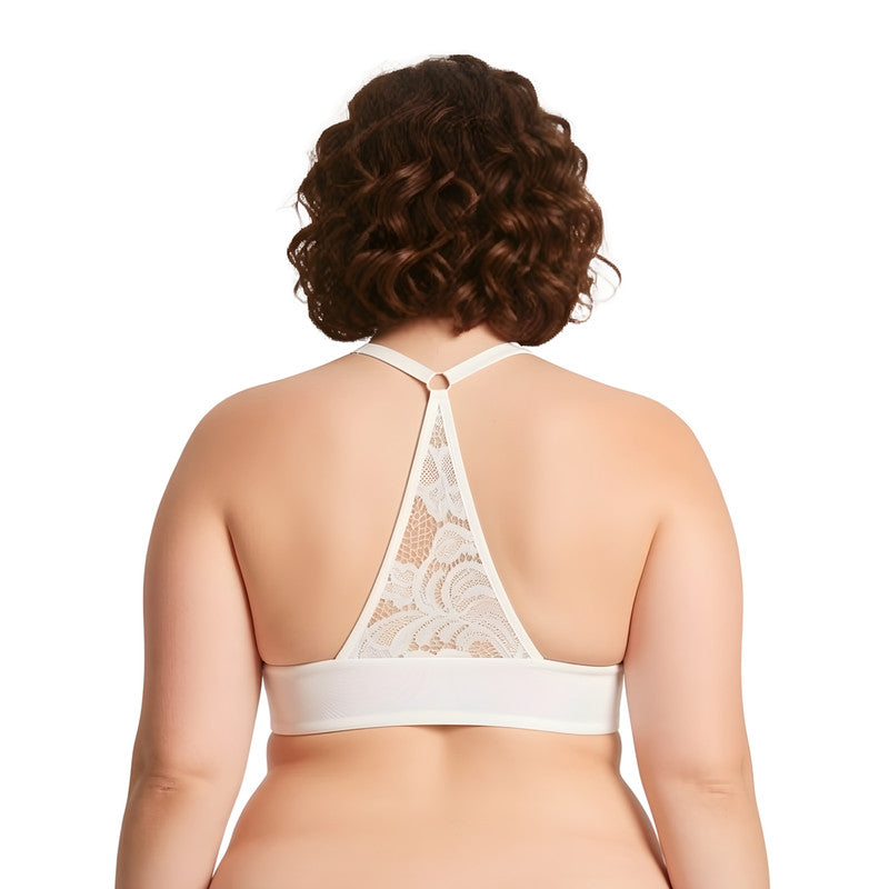Women's Push Up Add 1 and a half Cup Underwire Halter Front Close Bras