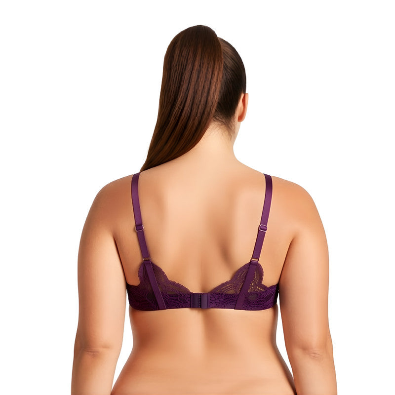 Womens Plus Size Push Up Add 1 Cup Underwire Perfect Shape Tshirt Bra