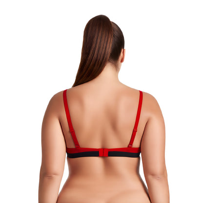 Women's Plus Size Add 1 and a half Cup Push Up Underwire Lace Bras