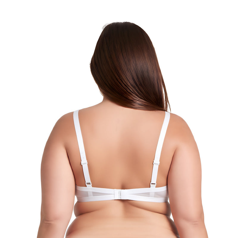 Women's Plus Size Push Up Add 1 Cup Underwire Perfect Shape Lace Bra