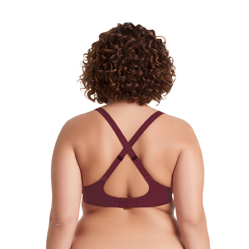 Women's Plus Size Add 1 and a half Cup Push Up Underwire Convertible Lace Bras