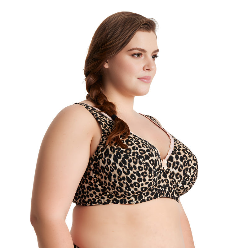 Women's Unlined Plus Size Comfort Cotton Underwire Bra