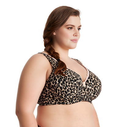 Women's Unlined Plus Size Comfort Cotton Underwire Bra