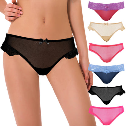 Women's Underwear Random Packs Brief Bikini Boyshort Panties