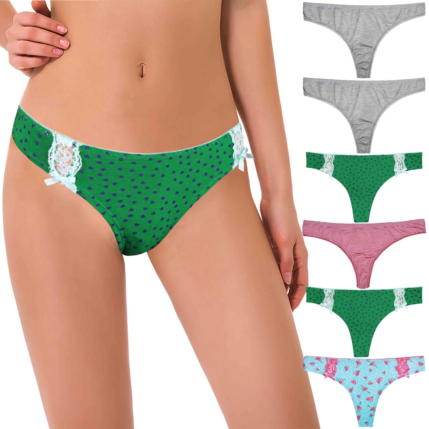 Women's Underwear Random Packs Brief Bikini Boyshort Panties