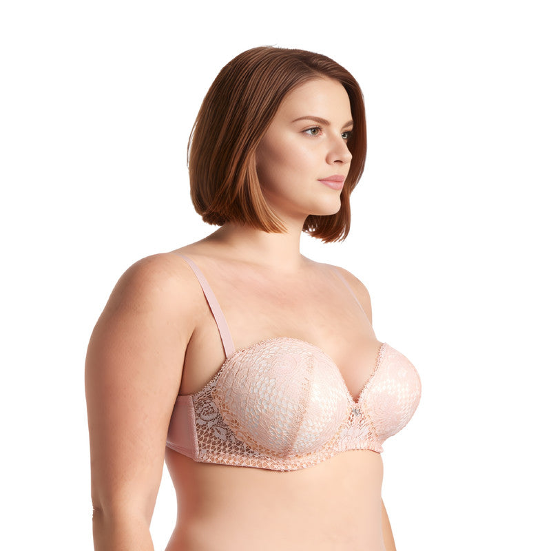 Women's Plus Size Add 1+ Cup Push Up Perfect Shape Underwire Lace Bra