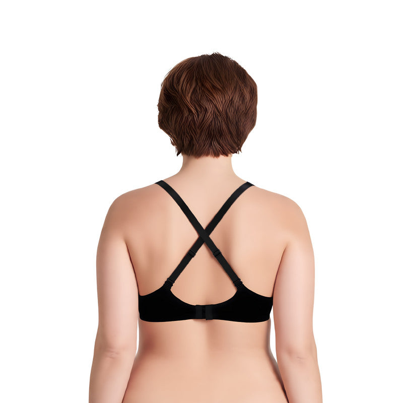 Women's Plus Size Add 1 and a half Cup Push Up Underwire Convertible Lace Bras