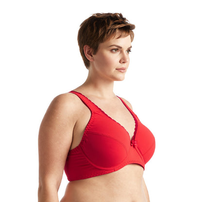 Women's Unlined Plus Size Comfort Cotton Underwire Bra