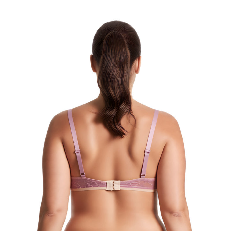 Women's Plus Size Perfect Shape Add 1 Cup Push Up Underwire Lace Bras