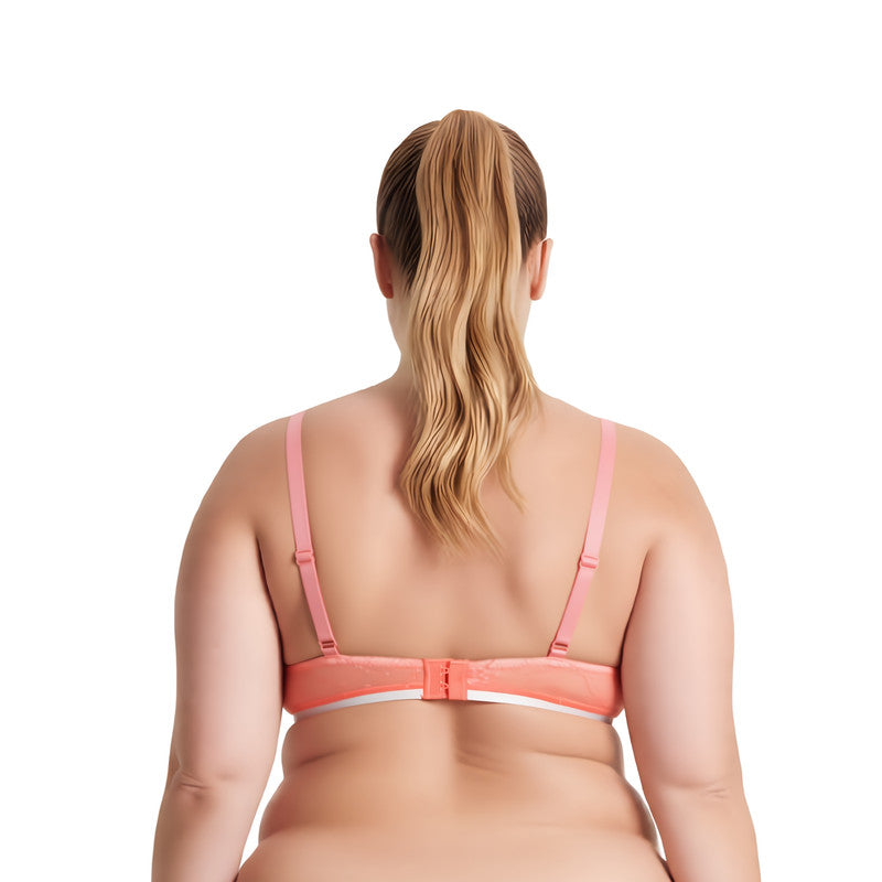 Women's Plus Size Perfect Shape Add 1 Cup Push Up Underwire Lace Bras