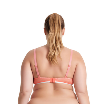 Women's Plus Size Perfect Shape Add 1 Cup Push Up Underwire Lace Bras