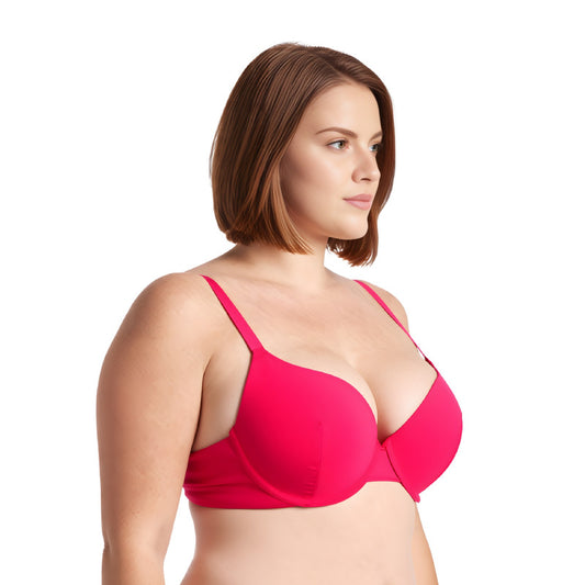 Women's Light Lift Underwire Convertible Add 1 Cup Push Up Tshirt Bra