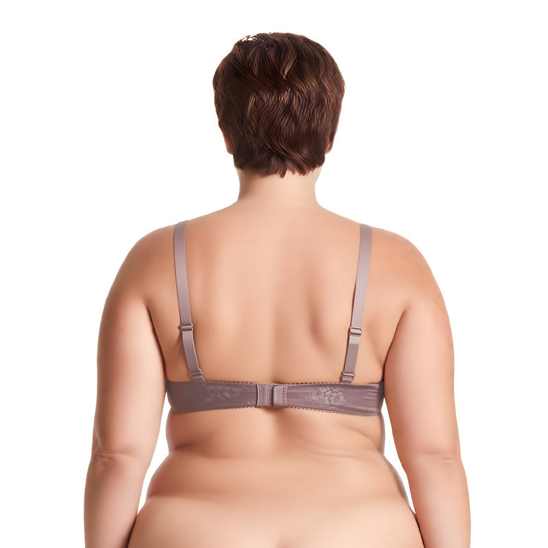Women's Plus Size Perfect Shape Add 1 Cup Push Up Underwire Tshirt Bra