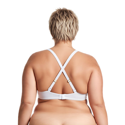 Women's Light Lift Add 1 Cup Push Up Underwire Convertible Tshirt Bra