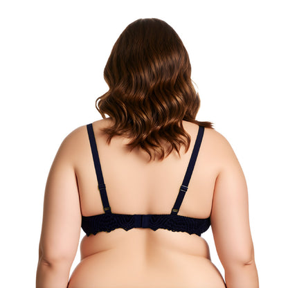 Women's Plus Size Push Up Add 1 Cup Underwire Perfect Shape Lace Bras