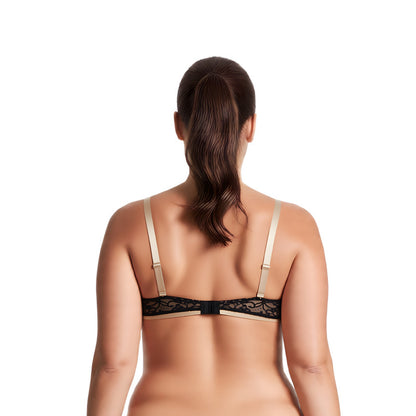 Women's Plus Size Perfect Shape Add 1 Cup Push Up Underwire Lace Bras