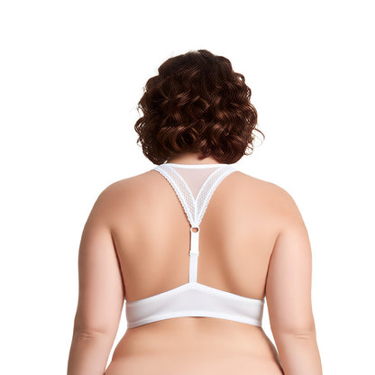 Women's Plus Size Add 1 Cup Push Up Underwire Halter Front Close Bras