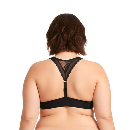 Women's Plus Size Add 1 Cup Push Up Underwire Halter Front Close Bras