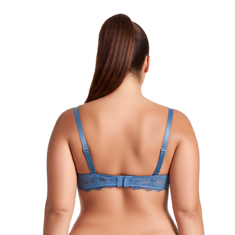 Women's Plus Size Push Up Add 1 Cup Underwire Perfect Shape Lace Bras