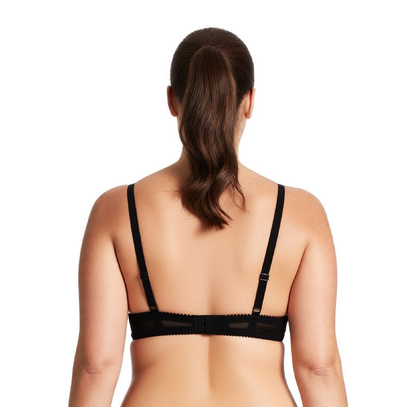 Women's Plus Size Full Coverage Lightly Padded Underwire Lace Bra