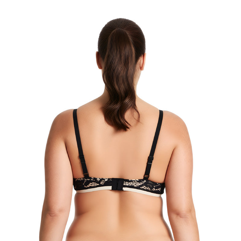 Women's Plus Size Perfect Shape Add 1 Cup Push Up Underwire Lace Bras