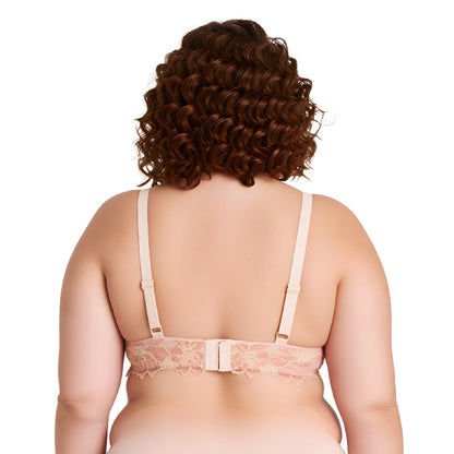 Women's Plus Size Push Up Add 1 Cup Underwire Perfect Shape Lace Bras