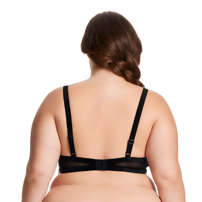 Women's Plus Size Push Up Add 1 Cup Underwire Perfect Shape Lace Bra