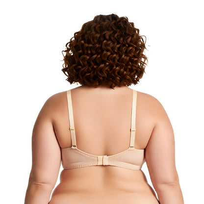 Women's Unlined Plus Size Comfort Cotton Underwire Bra