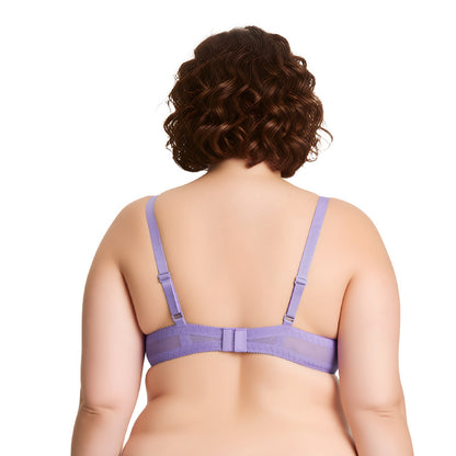 Women's Plus Size Full Coverage Lightly Padded Underwire Lace Bra
