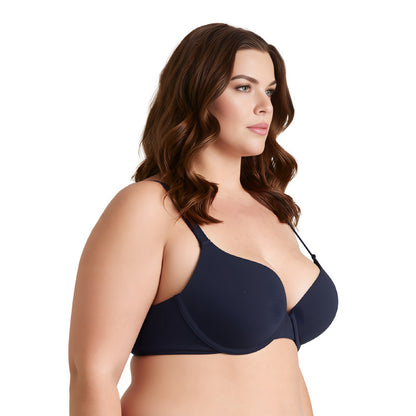 Women's Light Lift Add 1 Cup Push Up Underwire Convertible Tshirt Bra