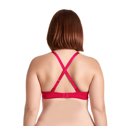 Women's Light Lift Underwire Convertible Add 1 Cup Push Up Tshirt Bra