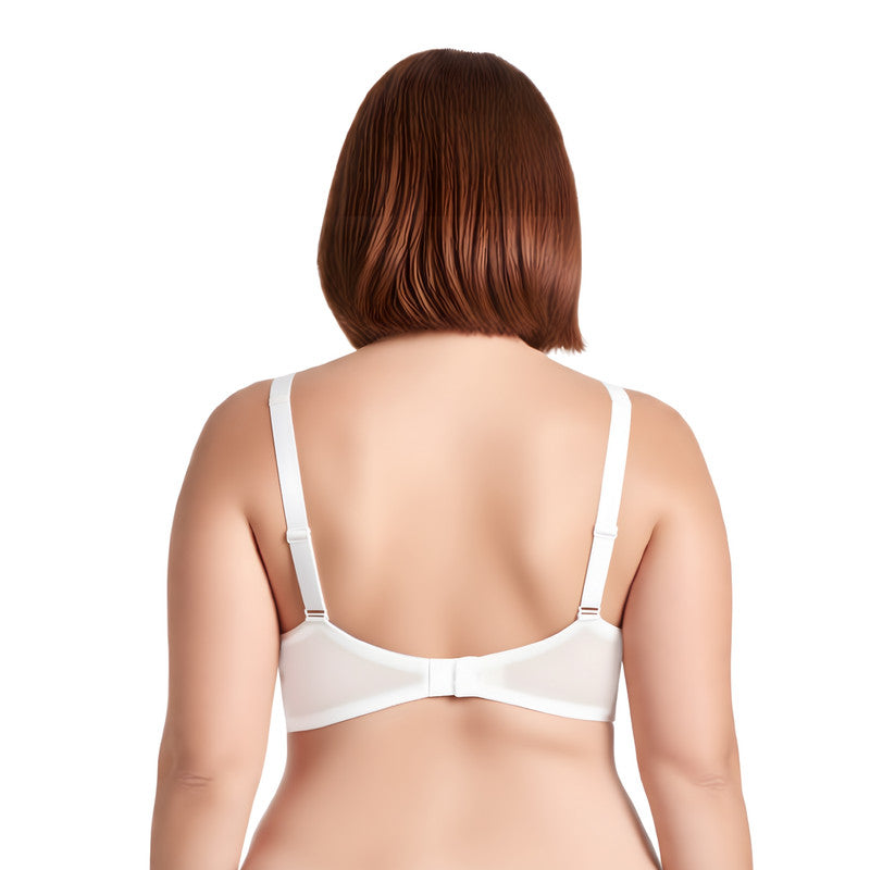 Women's Lightly Padded Underwire Lace Bra with Padded Shoulder Straps